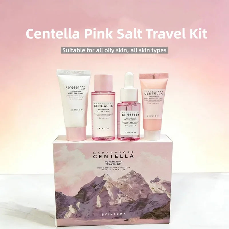 Korean Centella Pink Salt travel kit