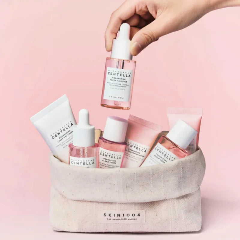 Korean Centella Pink Salt travel kit