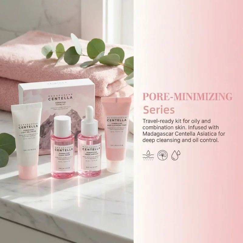 Korean Centella Pink Salt travel kit
